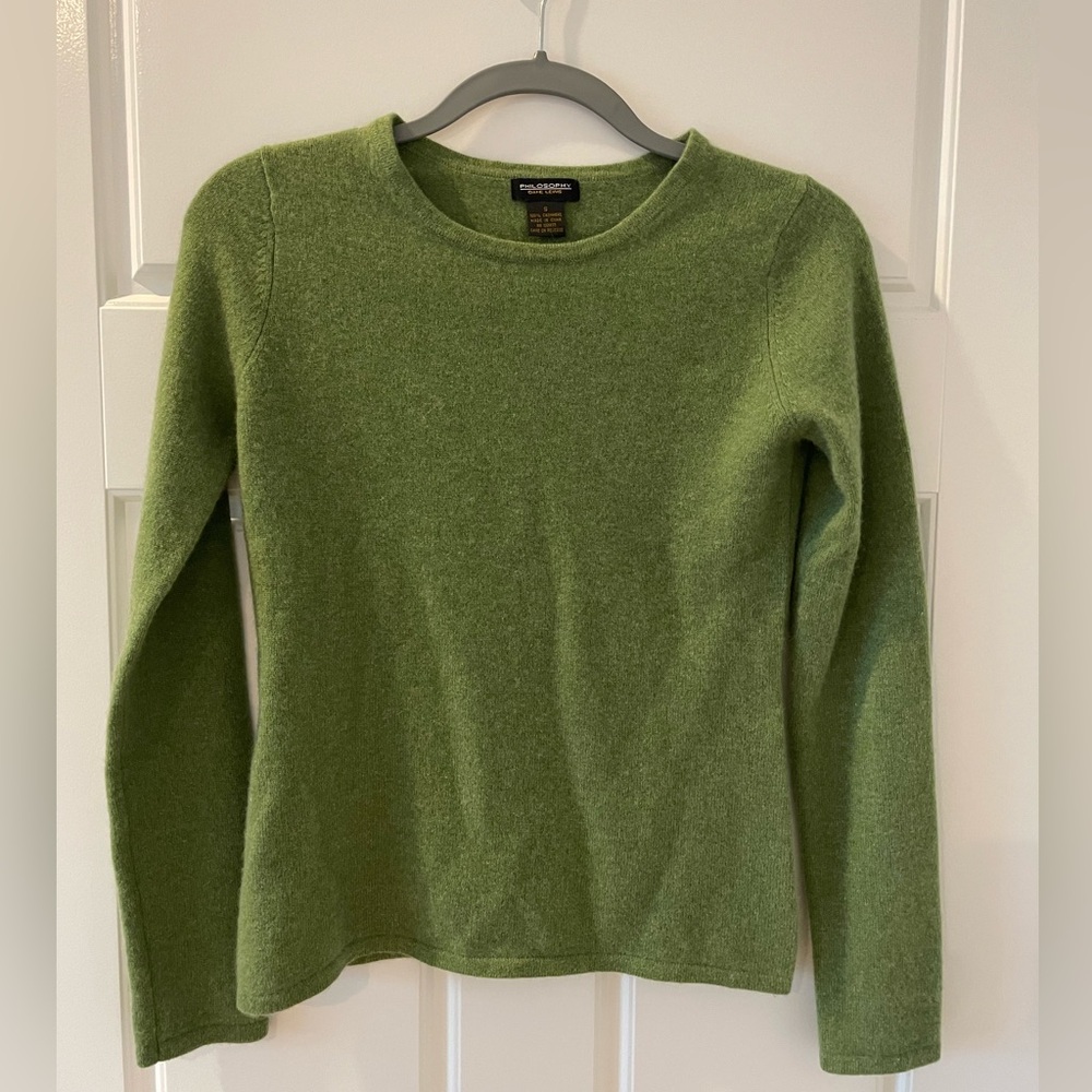Green Cashmere Sweater